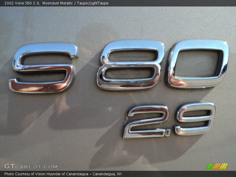 Moondust Metallic / Taupe/LightTaupe 2002 Volvo S80 2.9