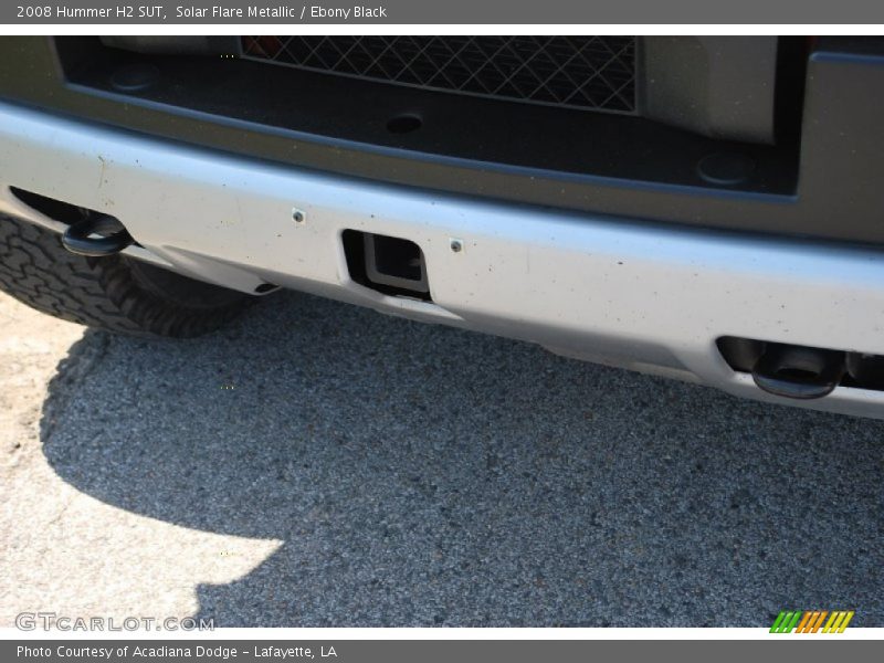 Solar Flare Metallic / Ebony Black 2008 Hummer H2 SUT