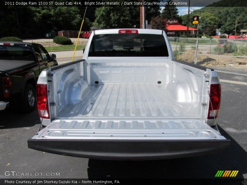 Bright Silver Metallic / Dark Slate Gray/Medium Graystone 2011 Dodge Ram 1500 ST Quad Cab 4x4