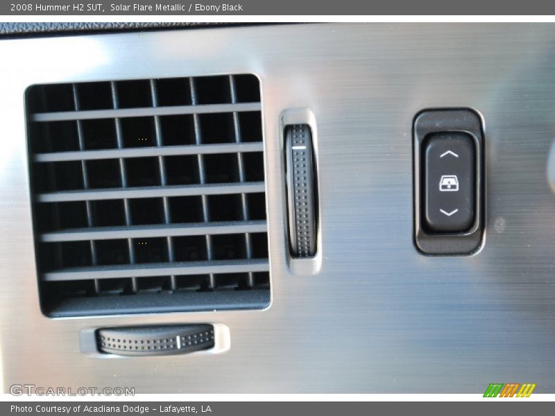 Solar Flare Metallic / Ebony Black 2008 Hummer H2 SUT