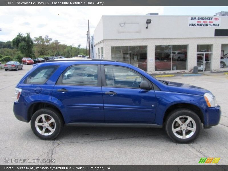 Laser Blue Metallic / Dark Gray 2007 Chevrolet Equinox LS