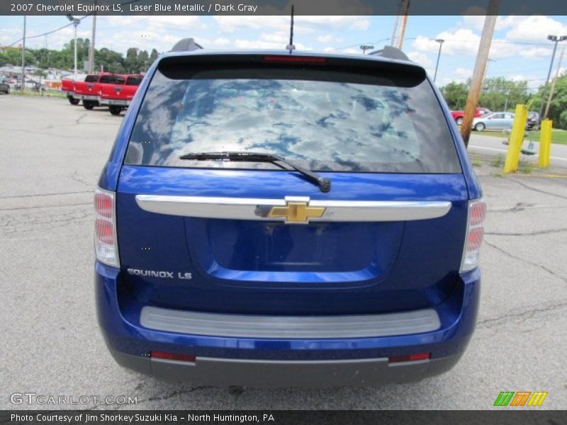 Laser Blue Metallic / Dark Gray 2007 Chevrolet Equinox LS