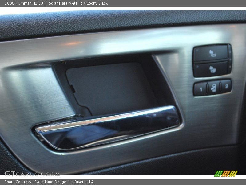 Solar Flare Metallic / Ebony Black 2008 Hummer H2 SUT