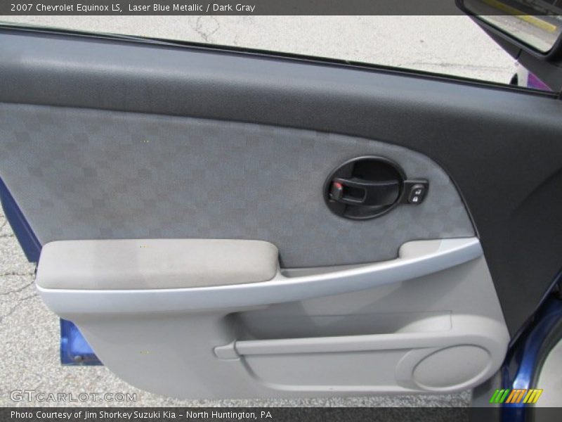 Laser Blue Metallic / Dark Gray 2007 Chevrolet Equinox LS