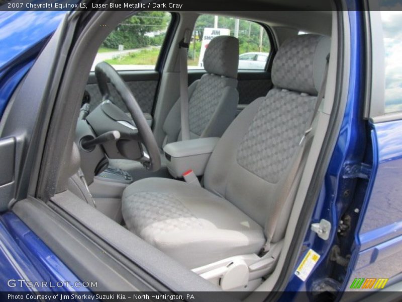 Laser Blue Metallic / Dark Gray 2007 Chevrolet Equinox LS