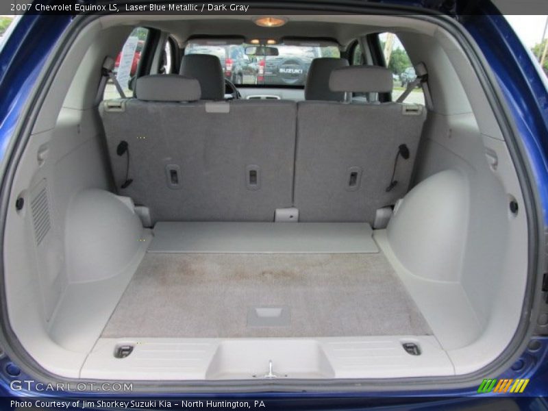 Laser Blue Metallic / Dark Gray 2007 Chevrolet Equinox LS