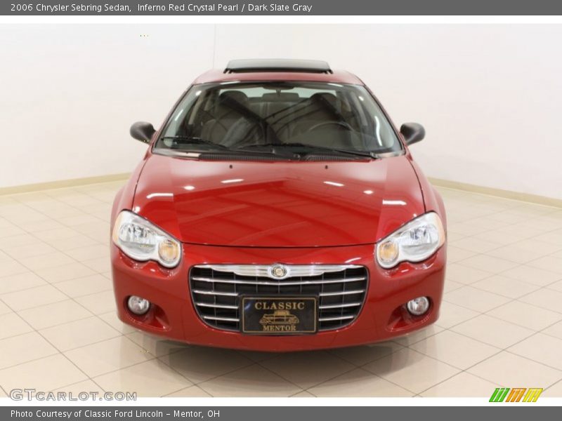 Inferno Red Crystal Pearl / Dark Slate Gray 2006 Chrysler Sebring Sedan