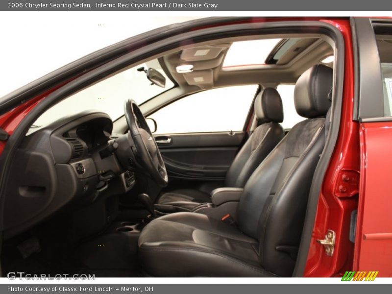 Inferno Red Crystal Pearl / Dark Slate Gray 2006 Chrysler Sebring Sedan