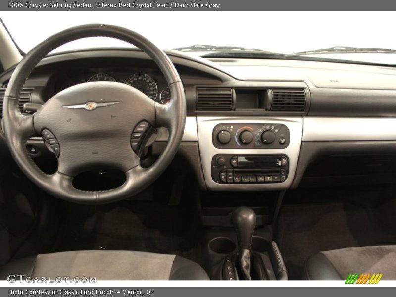 Inferno Red Crystal Pearl / Dark Slate Gray 2006 Chrysler Sebring Sedan