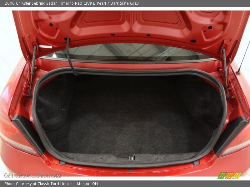 Inferno Red Crystal Pearl / Dark Slate Gray 2006 Chrysler Sebring Sedan