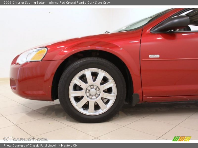 Inferno Red Crystal Pearl / Dark Slate Gray 2006 Chrysler Sebring Sedan