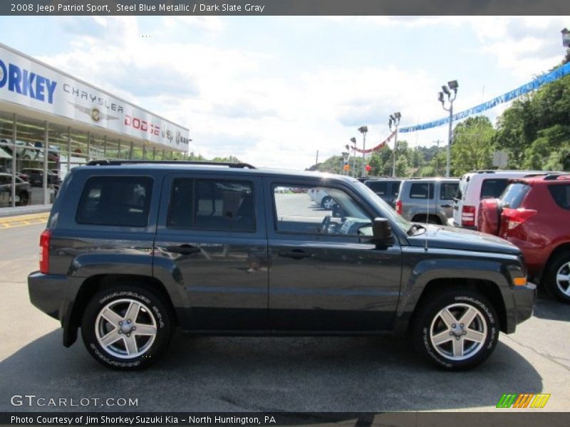 Steel Blue Metallic / Dark Slate Gray 2008 Jeep Patriot Sport