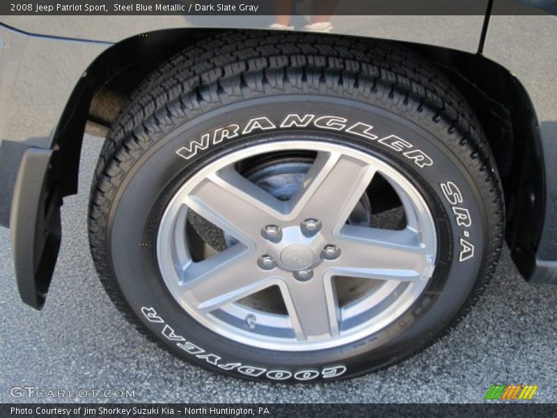 Steel Blue Metallic / Dark Slate Gray 2008 Jeep Patriot Sport