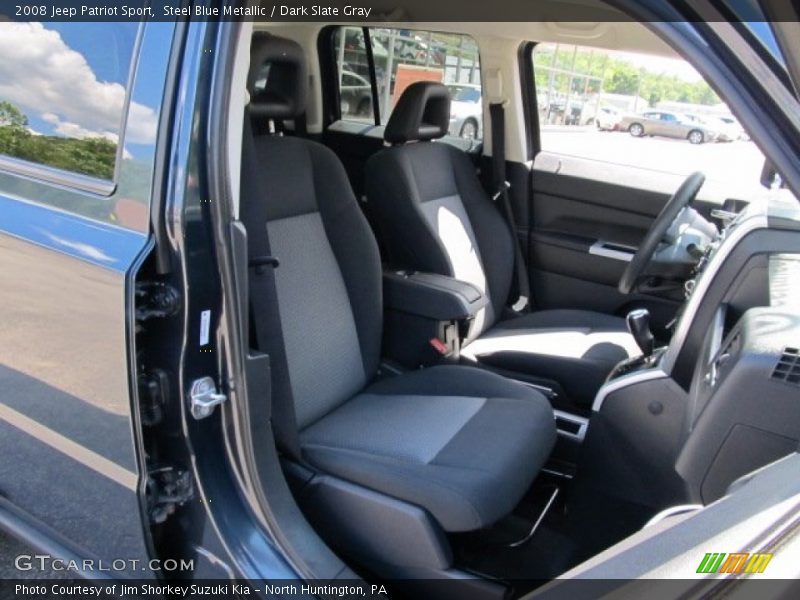 Steel Blue Metallic / Dark Slate Gray 2008 Jeep Patriot Sport