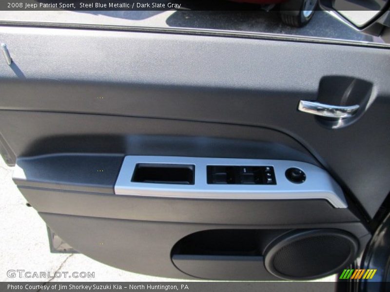Steel Blue Metallic / Dark Slate Gray 2008 Jeep Patriot Sport