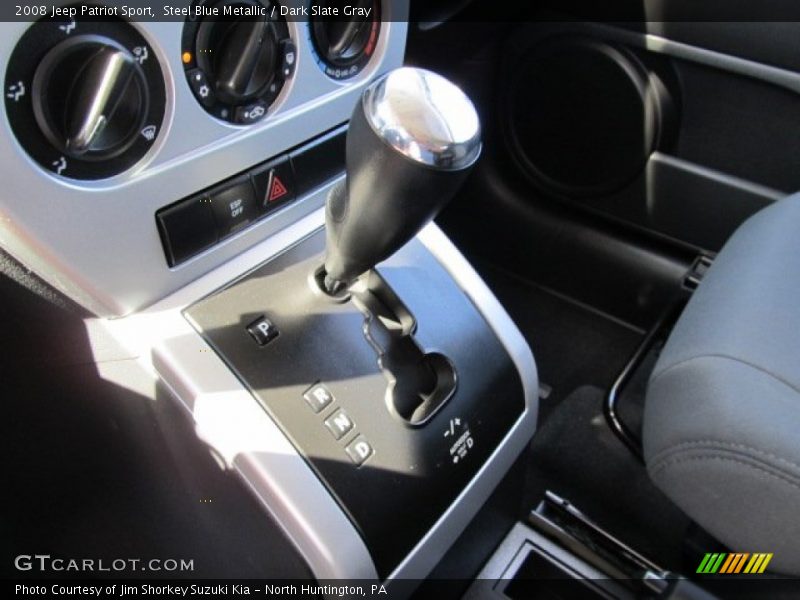 Steel Blue Metallic / Dark Slate Gray 2008 Jeep Patriot Sport