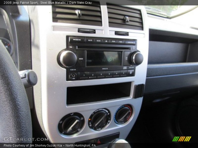 Steel Blue Metallic / Dark Slate Gray 2008 Jeep Patriot Sport