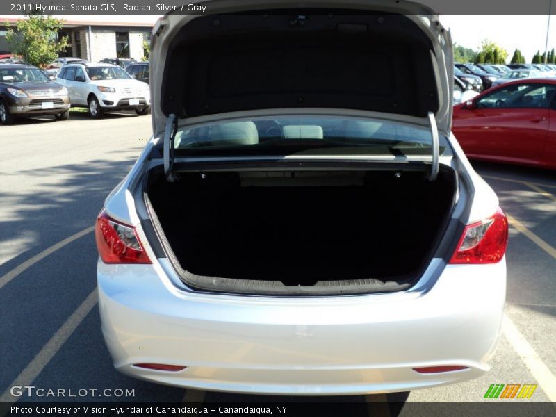 Radiant Silver / Gray 2011 Hyundai Sonata GLS