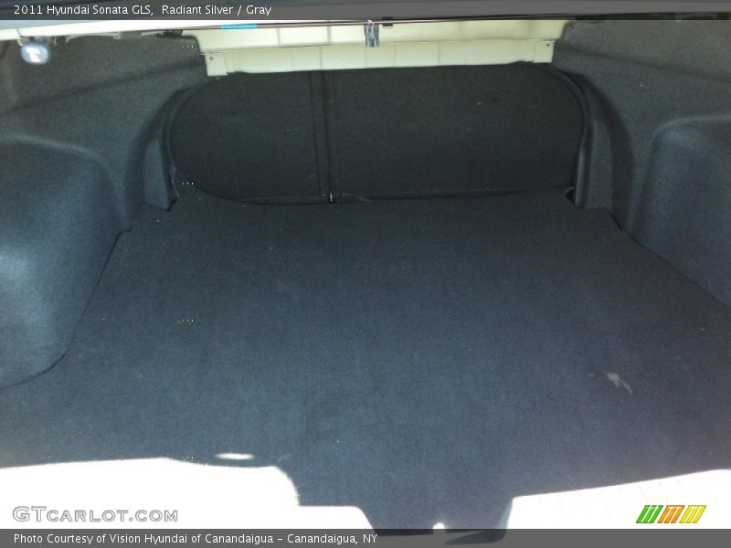 Radiant Silver / Gray 2011 Hyundai Sonata GLS
