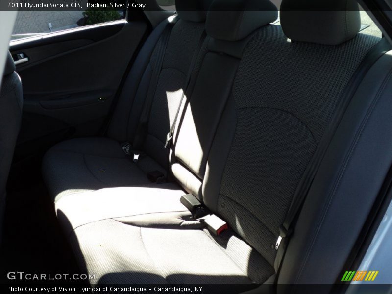 Radiant Silver / Gray 2011 Hyundai Sonata GLS