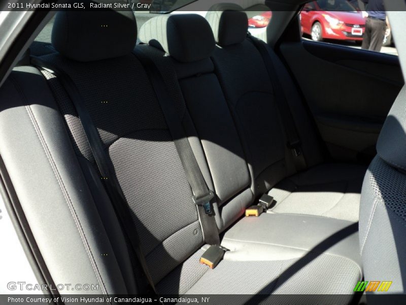 Radiant Silver / Gray 2011 Hyundai Sonata GLS