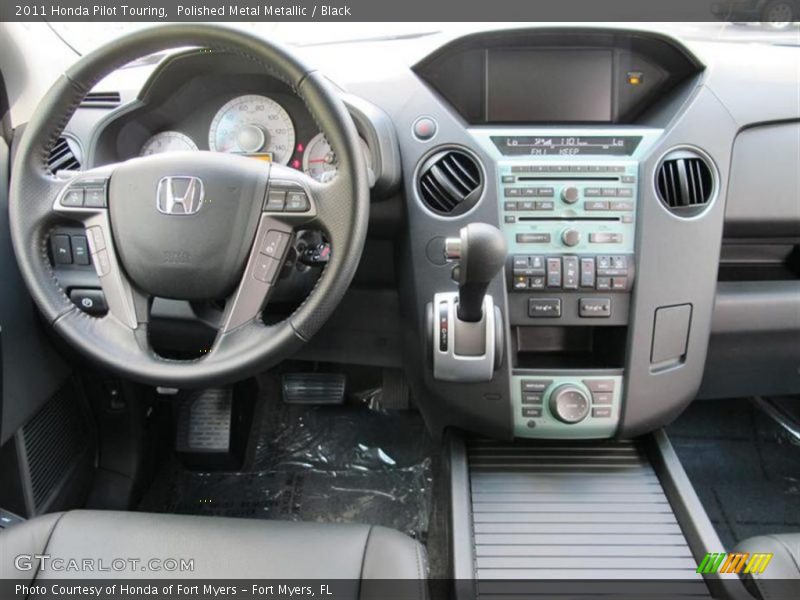 Polished Metal Metallic / Black 2011 Honda Pilot Touring
