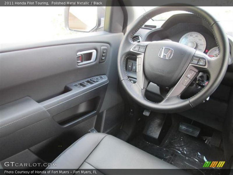 Polished Metal Metallic / Black 2011 Honda Pilot Touring