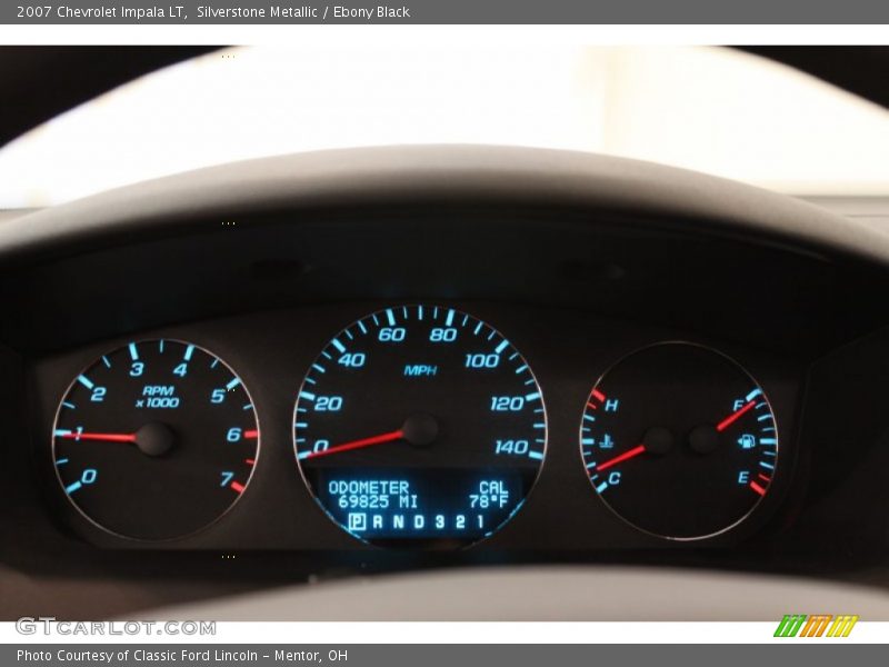 Silverstone Metallic / Ebony Black 2007 Chevrolet Impala LT