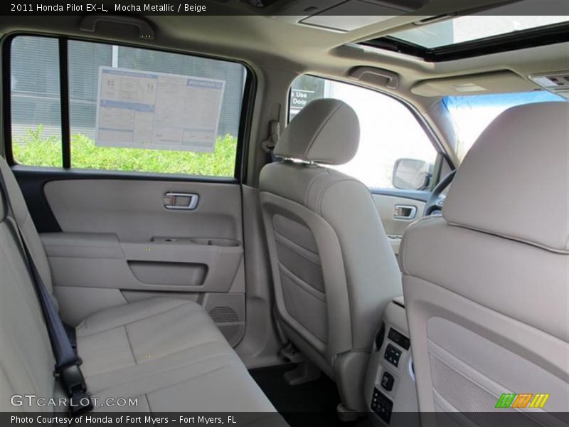 Mocha Metallic / Beige 2011 Honda Pilot EX-L
