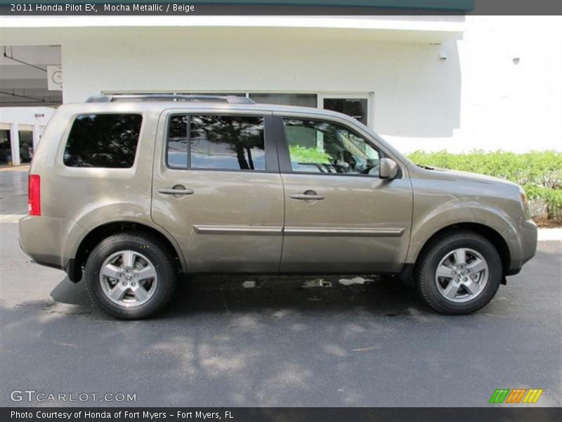 Mocha Metallic / Beige 2011 Honda Pilot EX
