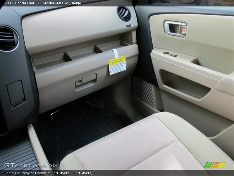 Mocha Metallic / Beige 2011 Honda Pilot EX