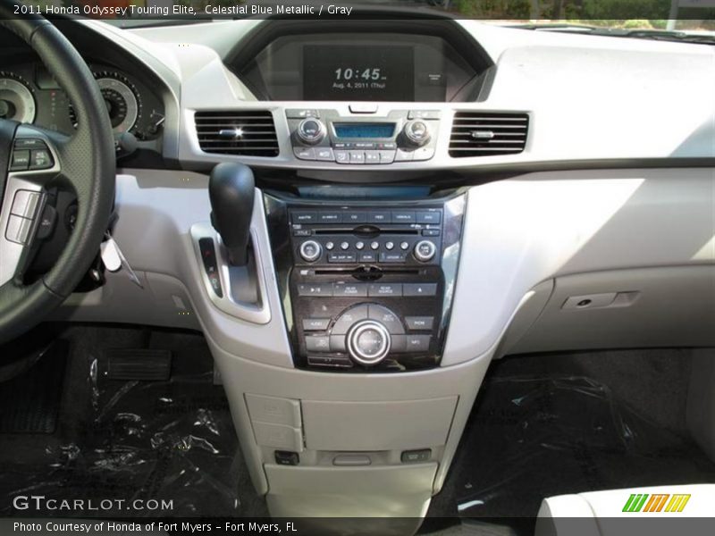 Controls of 2011 Odyssey Touring Elite