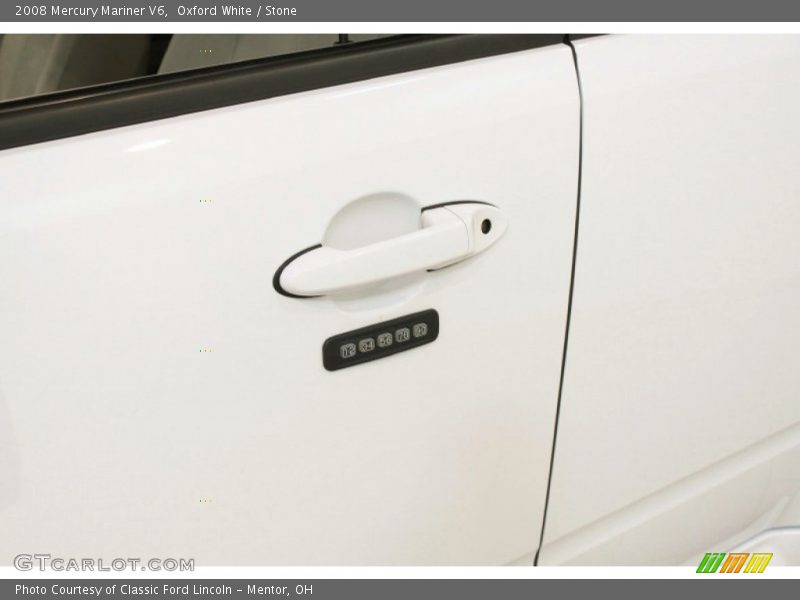 Oxford White / Stone 2008 Mercury Mariner V6
