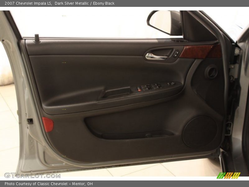 Dark Silver Metallic / Ebony Black 2007 Chevrolet Impala LS