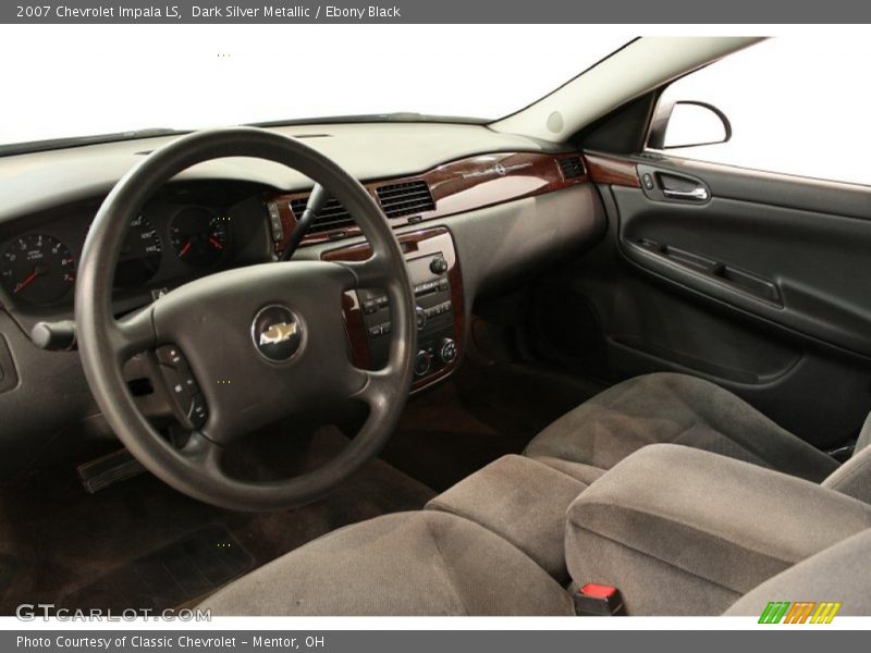 Ebony Black Interior - 2007 Impala LS 