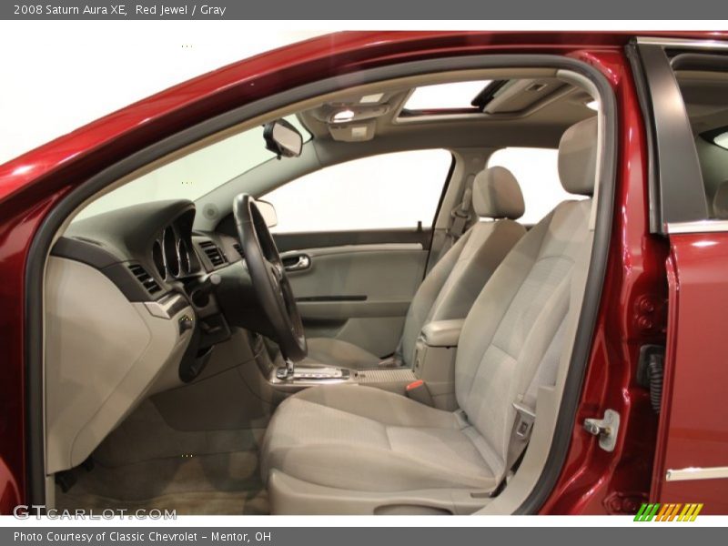Red Jewel / Gray 2008 Saturn Aura XE
