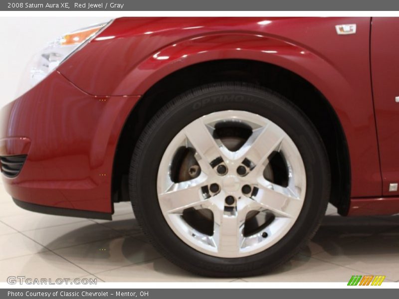 Red Jewel / Gray 2008 Saturn Aura XE