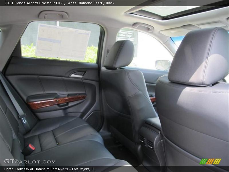 White Diamond Pearl / Black 2011 Honda Accord Crosstour EX-L