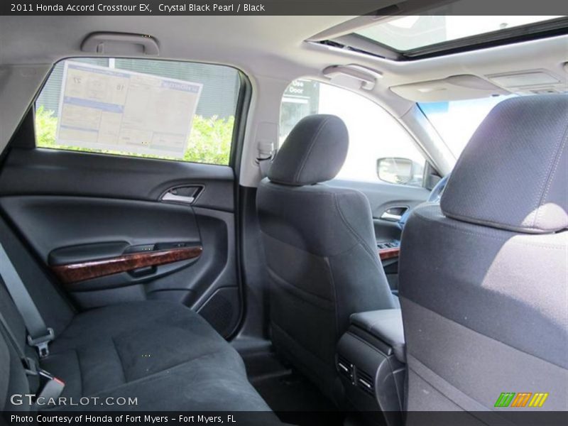 Crystal Black Pearl / Black 2011 Honda Accord Crosstour EX