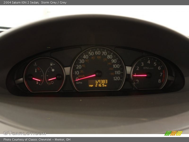 Storm Grey / Grey 2004 Saturn ION 2 Sedan