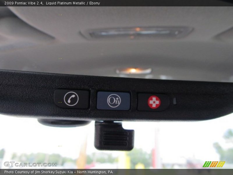 Liquid Platinum Metallic / Ebony 2009 Pontiac Vibe 2.4