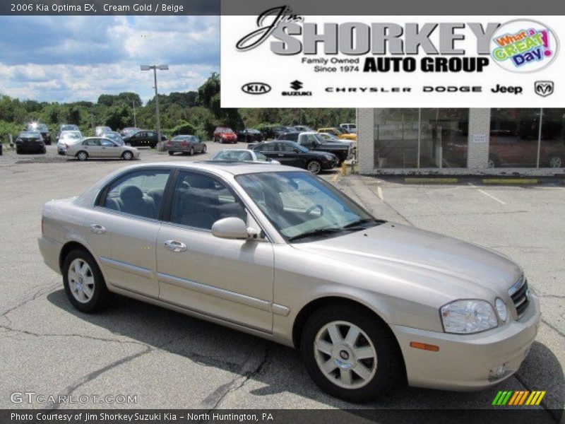 Cream Gold / Beige 2006 Kia Optima EX