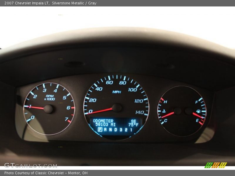 Silverstone Metallic / Gray 2007 Chevrolet Impala LT
