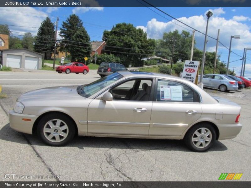 Cream Gold / Beige 2006 Kia Optima EX