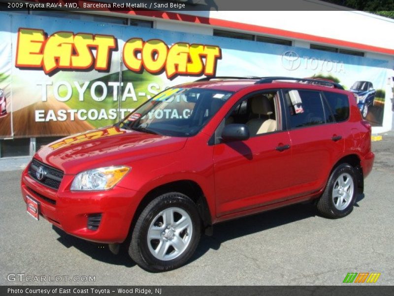 Barcelona Red Metallic / Sand Beige 2009 Toyota RAV4 4WD