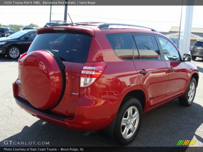 Barcelona Red Metallic / Sand Beige 2009 Toyota RAV4 4WD