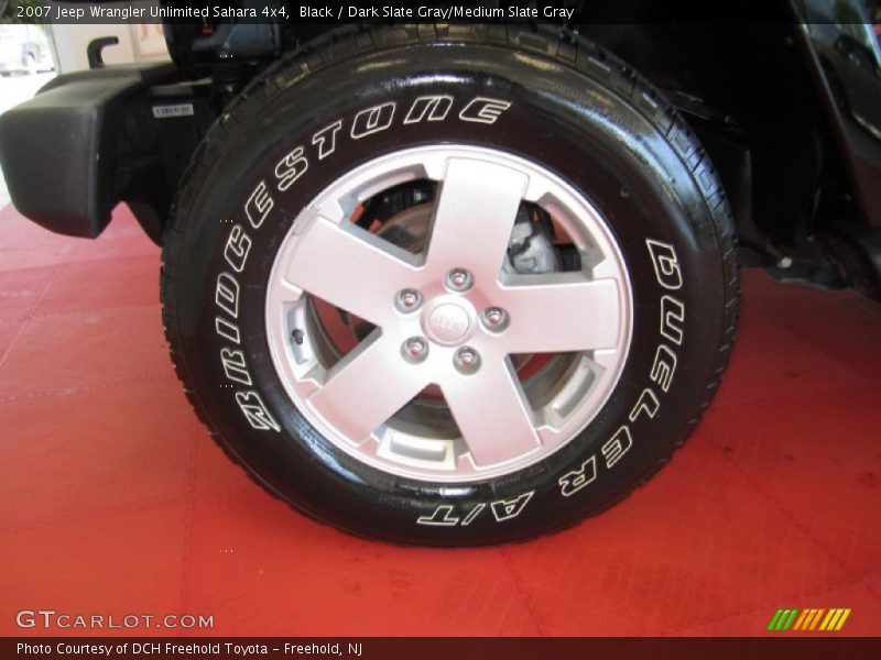 Black / Dark Slate Gray/Medium Slate Gray 2007 Jeep Wrangler Unlimited Sahara 4x4