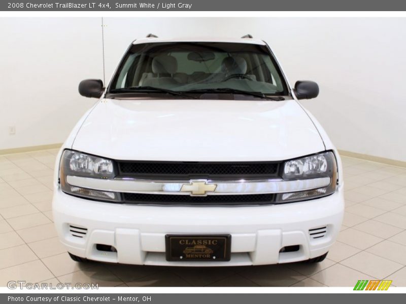 Summit White / Light Gray 2008 Chevrolet TrailBlazer LT 4x4