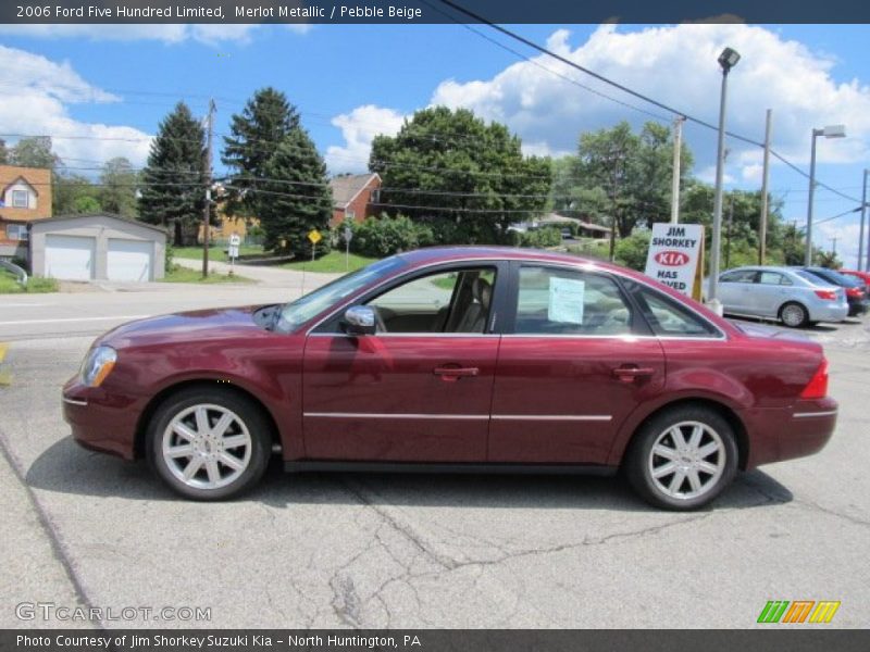 Merlot Metallic / Pebble Beige 2006 Ford Five Hundred Limited
