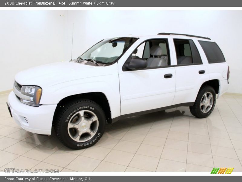 Summit White / Light Gray 2008 Chevrolet TrailBlazer LT 4x4